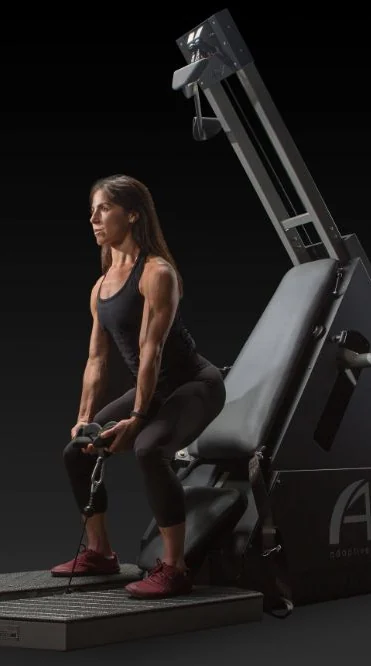 An athlete training on an ARX Omni
